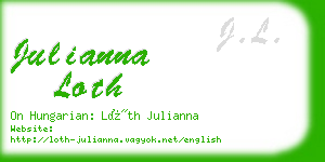 julianna loth business card